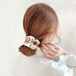 Coleteros MIO Personalizados con Estampado Múltiple, Diseño <span class=keywords><strong>de</strong></span> Plantas, Logotipo Personalizado, Coleteros <span class=keywords><strong>de</strong></span> Poliéster, Lazos para el Cabello con Frutas para Mujer - Product Image 3
