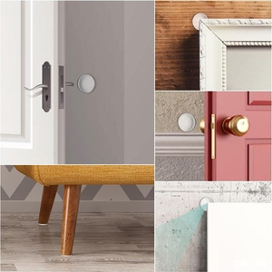 6 unidades/bolsa Tope de puerta de silicona, cojín para manija, protector de pared, decoración del hogar, mejora de ferretería - Product Image 2