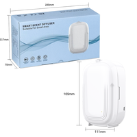 Diffuseur d'air intelligent personnalisable de 150 ml en plastique, contrôlé par application, sans eau, purificateur de parfum, couverture de 600 à 1000 pieds carrés, pour maison et hôtel, version française