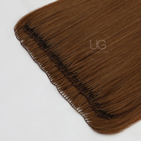 U Glamour 2026 Nouvelle Tendance Extensions de Cheveux Humains Naturels Vierges Pleine Longueur en Plumes au Crochet