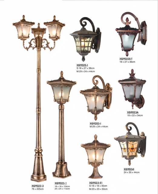 Outdoor European Style Antique Solar Powered Garden Lamp Decoration, Power Street Lamp Lighting, Road Solar Garden Lamp