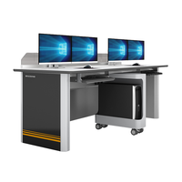 Kesino Mobilier de bureau moderne en métal Sécurité publique Dispatching Control Room Consoles Dispatcher Table Table élévatrice