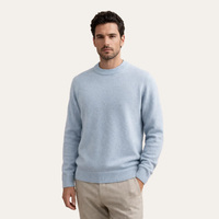 Pull tricoté personnalisé pour homme, style rétro, anti-plis, fabrication ODM, marque privée, faible quantité minimale de commande