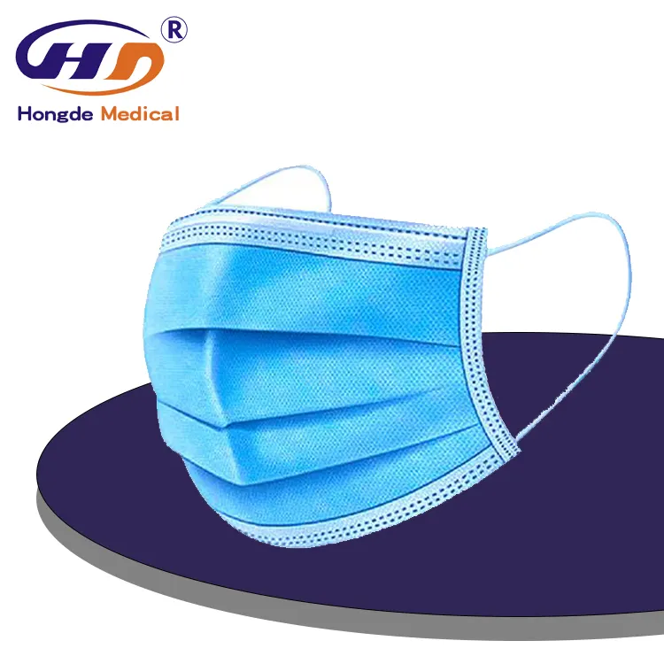 HD-9 Medical 3 Ply Wholesale Non Woven Face Mask Disposable Face Mask