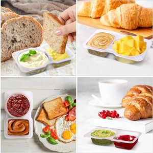 Contenedor Desechable Transparente de Plástico PP Moldeado por Inyección, Apto para Horno, de 25 ml, para Comida para Llevar, para Envasado de Alimentos - Product Image 3