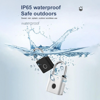 IP65 Waterproof Outdoor Office Cabinet Lock Biometric Fingerprint Security Door with Padlock Drawer Smart Lock OEM ODM Support