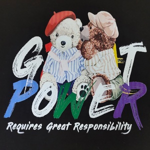 Stampa a trasferimento termico DTF colorata personalizzata per ragazza Afro per pressare a caldo le camicie - Product Image 3