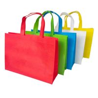 Bolsa Ecológica Reutilizable, Biodegradable, Personalizable con Logotipo, de Tela No Tejida, para Compras