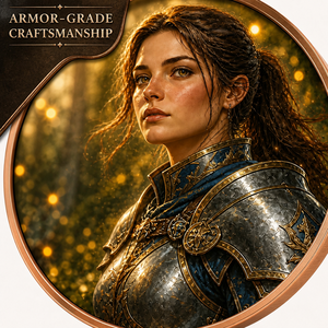 Pièce commémorative Valiant Legacy - Pièce de collection en cuivre de 40 mm représentant un guerrier - Pièce d'art avec déesse héroïque pour cadeau et décoration - Product Image 3