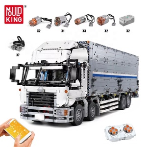 MOULD <span class=keywords><strong>KING</strong></span> 13139 technique ARAKAWAS camion-conteneur à aile de remorquage jouets pour enfants cadeaux Tatra modèle blocs de construction MOC-1389 briques - Product Image 6