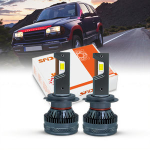 หลอดไฟหน้า LED K2 60W 6000lm กำลังสูงรุ่นใหม่ H4 H7 9005 9006 12V หลอดไฟสีขาวเย็นสองท่อทองแดง - Product Image 1