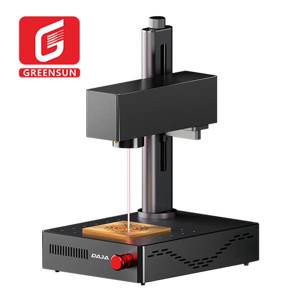 Desktop DAJA S4 Mini Fiber Laser Engraving Machine Mini Laser Printer Portable All Kinds of Metal Metal Carving Machine