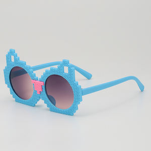 Lunettes fille, mignon petit chat, bébé garçon, lunettes de <span class=keywords><strong>soleil</strong></span> de dessin animé bloc de construction à la mode - Product Image 6