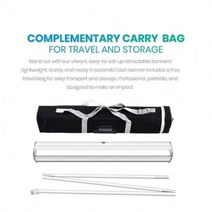 Letreros Retráctiles para Inmobiliarias, Soporte para Pancartas Enrollables, Letreros para Inmobiliarias, Letreros para Casas Abiertas - Product Image 2