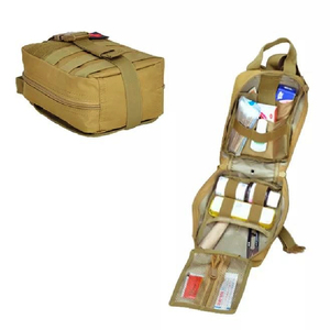 Bolsa de botiquín de primeros auxilios, botiquín de primeros auxilios de supervivencia para acampar al aire libre con suministros médicos de emergencia esenciales - Product Image 5