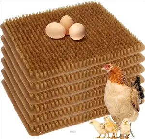 可洗塑料筑巢产蛋垫棕色鸡筑巢垫鸡舍