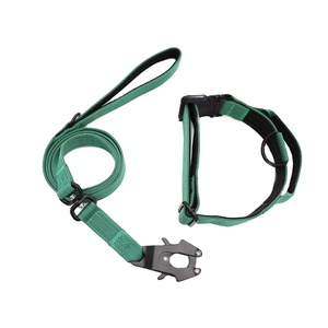 Soft Padded Durable Fashion Tactical <b>Dog</b> <b>Leash</b> Collar Set with Personalized 360 Rotating Buckle Adjustable Length Print Pattern - Product Image 4