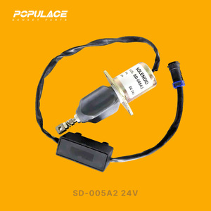 Vanne solénoïde SD-005A2 DC 24V pour coupure de carburant et arrêt du moteur de générateur diesel - Product Image 2
