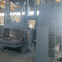 Moyeu de roue à ressort en spirale sans poussière pièces de rechange en acier Machine de grenaillage de perles de verre métal utilisé état sable abrasif