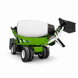 Camion malaxeur à béton autochargeur à moteur diesel de 4 m3 à déchargement rapide, à tambour rotatif hydraulique, pour la construction de routes et de ponts - Product Image 1