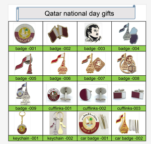 Qatar Mobile autocollant état du Qatar fête nationale Qatar drapeau carte aimant broche Badge téléphone portable autocollant - Product Image 4