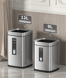 <span class=keywords><strong>Java</strong></span> 9l & 12l Roestvrijstalen Prullenbak Grote Open Staande Kantoor & Hotel Opslag Emmer Met Deksel Voor Openbaar Gebruik - Product Image 6