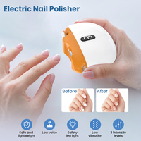 Sécurité 3 en 1Portable Nail Manicure Professional Tools Automatique Led Light Baby Electric Nail Clipper Trimmer avec Nail File