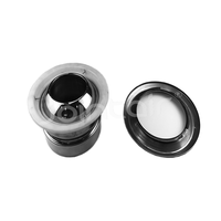 Diffuseur à bille en acier inoxydable, buse d'air ronde réglable, durable, installation facile pour la ventilation CVC dans les immeubles de bureaux