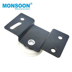 Rouleau de guidage <span class=keywords><strong>coulissant</strong></span> en nylon porte coulissante roues roulantes en métal bas de porte en verre porte coulissante rouleau supérieur - Product Image 3