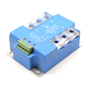QSQF480A80 80A 480V รีเลย์โซลิดสเตทแบบติดตั้ง 3 เฟส โมดูลเปลี่ยนทิศทางกระแสไฟฟ้า SCR Output - Product Image 3