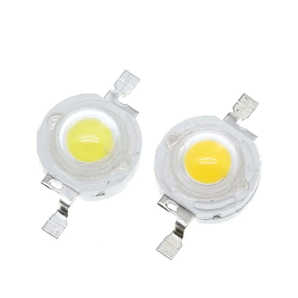 100PCS/LOT led 1W 100-120LM LED Bulb IC SMD Lamp Light Daylight white/warm white High Power 1W LED Lamp bead