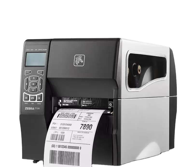 Versandfertiger industriedrucker thermo-barcode-etikettendrucker ZT230 300DPI für zebradrucker
