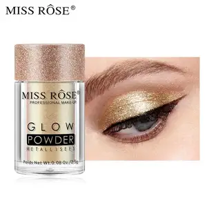 MISS ROSE 2.5g waterproof Monochrome glitter pearl eye shadow powder