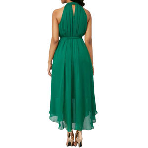 Модная женская одежда высокого качества из Таиланда, женское платье, свадебное черное шифоновое платье с открытой спиной - Product Image 4