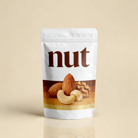 Sacs refermables en PET de qualité alimentaire pour emballage de noix, pour les magasins de snacks