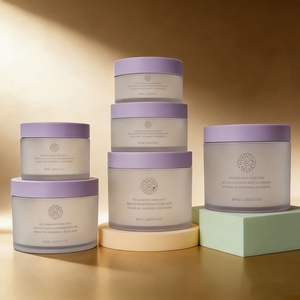 Frosted PET Thick Bottom Thick Wall Scrub 200g 250g Round <b>Plastic</b> Cream Bottle Facial Body Butter Moisturizer <b>Jar</b> With Screw Cap - Product Image 3