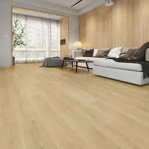 Suelo de piedra de lujo rígido impermeable, 3mm, 4mm, con bloqueo de clic, textura de madera Spc, suelo de vinilo Spc