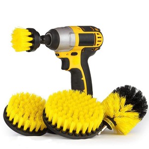 4pcs Car Wash Brushes Set Car Detailing Kit with <strong>Drill</strong> Brush <strong>Attachments</strong> Tub <strong>Cleaner</strong> Scrubber Automotive Detailing Brushes - Product Image 2