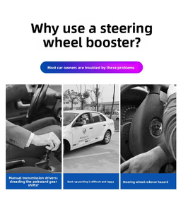 <span class=keywords><strong>Volante</strong></span> de silicona de fácil agarre Popular, <span class=keywords><strong>Bola</strong></span> de refuerzo, rotación de 360 °, antideslizante, operación con una sola mano, accesorio Interior automático <span class=keywords><strong>para</strong></span> - Product Image 5