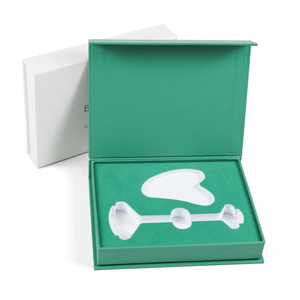 Custom <b>Biodegradable</b> Eco-Friendly Magnetic Paper Box with Rigid Cardboard Gua Sha Tool Customizable EVA Insert and Sponge Liner - Product Image 5