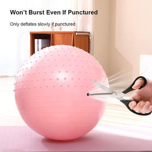 ลูกบอลโยคะคุณภาพสูงยอดนิยม ขนาด 55 ซม. 65 ซม. 75 ซม. สีสันสดใส รับทำโลโก้ตามสั่ง ราคาส่ง แข่งขันได้ - Product Image 4