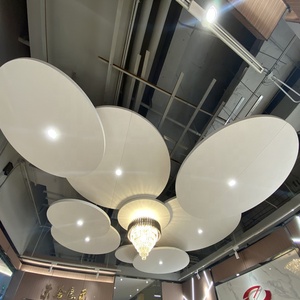 CE Certificate Fiberglass Acoustic <strong>Ceiling</strong> Hexagonal Suspended <strong>Ceiling</strong> Acoustic <strong>Panels</strong> with NRC 0.9 - Product Image 4