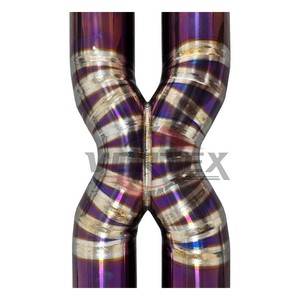 ท่อไอเสีย Vortex Purple Titanium Valvetronic สำหรับ BMW X5M F95 X6M F96 4.4T V8 Pie-cut Racing Muffler ระบบ Catback เพิ่มประสิทธิภาพ - Product Image 5