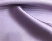 Meetvii — housse de ruban en SATIN Beige, couleur Champagne, rose, avec nœud de vidange, cordon élastique plat avec fermeture à double couche, pochette ronde en tissu de soie