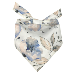 Bandana pour chien personnalisée avec logo, épaisse et grande, en polyester, à motif imprimé printanier, vente en gros - Product Image 2