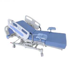 Chaise d'accouchement gynécologique universelle pour hôpital, table d'accouchement électrique avec roulettes - Product Image 2