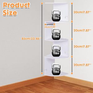 Thiết Kế 2026 Nổi Góc Kệ Treo Tường Lưu Trữ Giá Phòng Ngủ Phòng Khách Hiển thị Cuốn Sách Cây Ảnh Nổi Kệ - Product Image 5