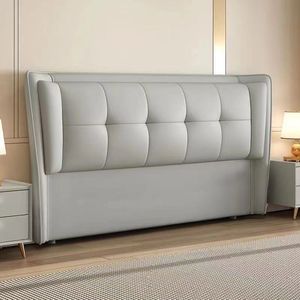 Tête de lit capitonnée crème 1,5 m 1,8 m – Dossier de lit moderne style simple pour chambre adulte - Product Image 4