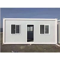 Pièces de maison conteneur plate moderne et respirante |   Fournisseur de matériaux de construction pour bâtiments de bureaux, ateliers extérieurs et centres commerciaux (1 chambre)