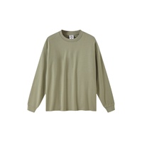 T-shirt en coton épais 305G pour enfants, style urbain, avec imprimé lettres animales, haut anti-humidité pour usage urbain, modèle T059
